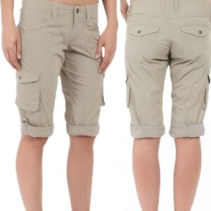 Kuhl Tan Kontra Cargo Capri Outdoor/Hiking Soft Rollup Womens 8